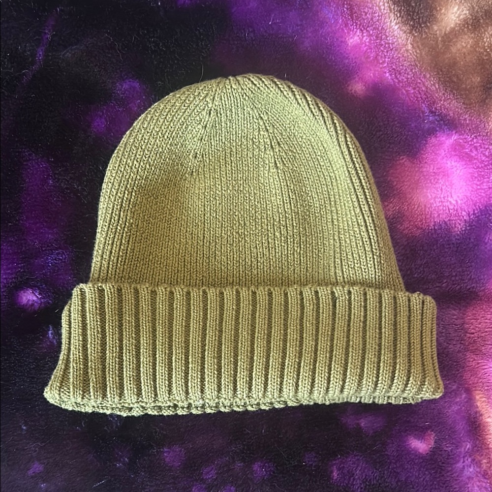 🫒Zara Cozy Olive Knit Beanie🫒